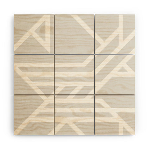 Three Of The Possessed Metro Deco 02 Wood Wall Mural