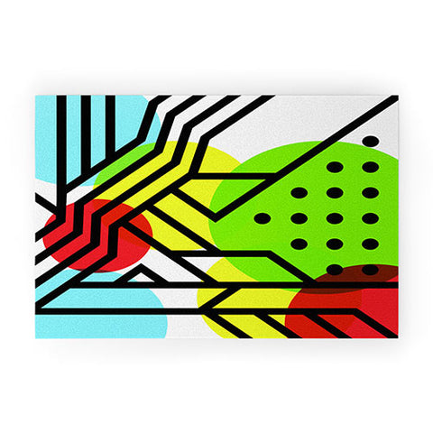 Three Of The Possessed Metro Deco 3 Welcome Mat