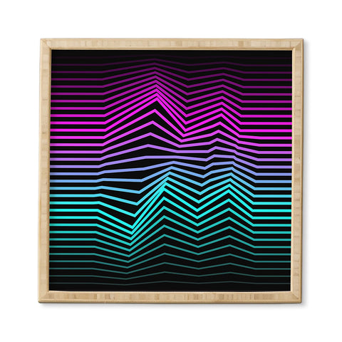 Three Of The Possessed Miami Nights Framed Wall Art