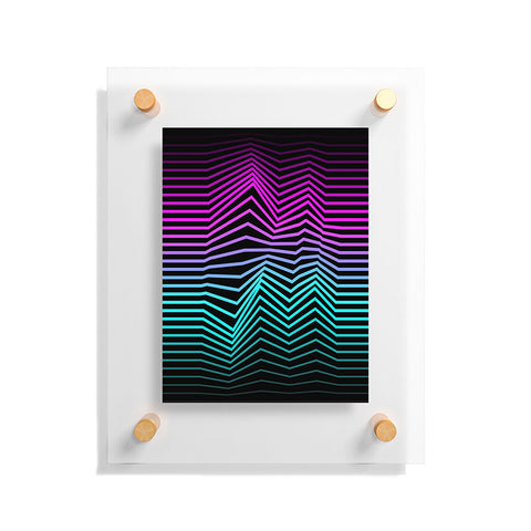 Three Of The Possessed Miami Nights Floating Acrylic Print
