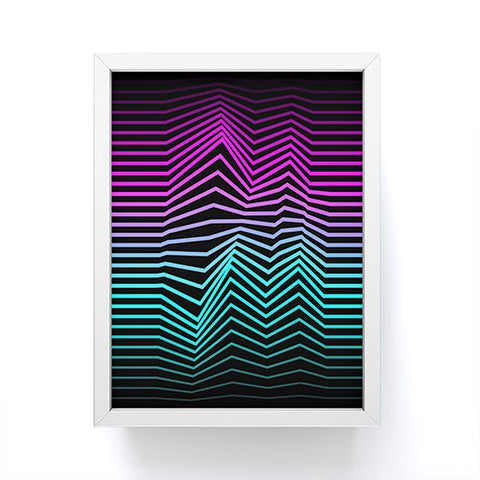 Three Of The Possessed Miami Nights Framed Mini Art Print