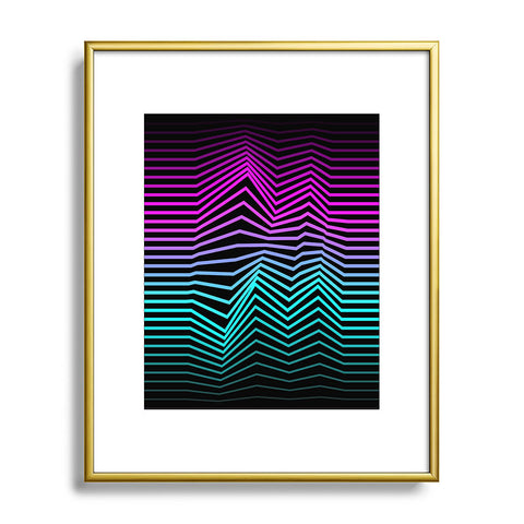 Three Of The Possessed Miami Nights Metal Framed Art Print