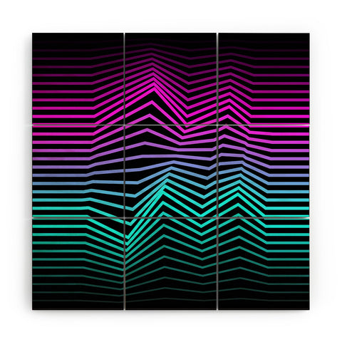 Three Of The Possessed Miami Nights Wood Wall Mural