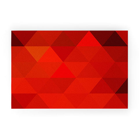 Three Of The Possessed Mode7 Fire Welcome Mat