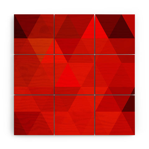 Three Of The Possessed Mode7 Fire Wood Wall Mural