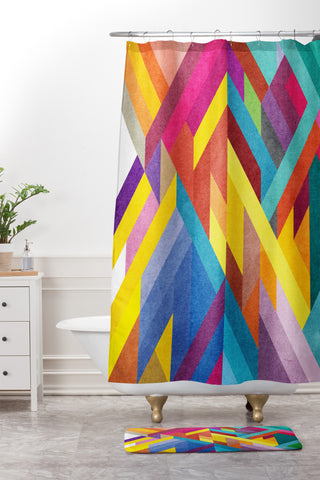 Three Of The Possessed Modele 1 Shower Curtain And Mat