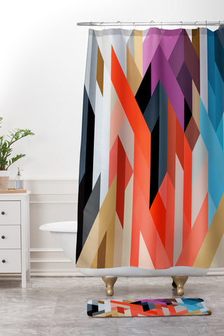 Three Of The Possessed Modele 2 Shower Curtain And Mat