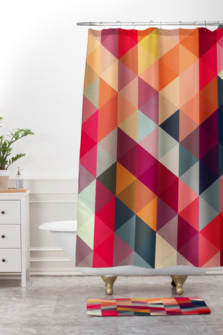 Three Of The Possessed Modele 4 Shower Curtain And Mat