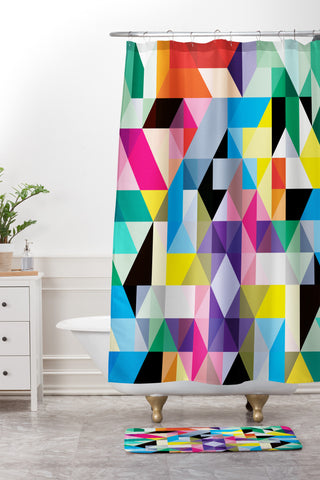 Three Of The Possessed Modele 5 Shower Curtain And Mat