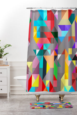 Three Of The Possessed Modele 6 Shower Curtain And Mat