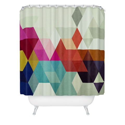 Three Of The Possessed Modele 7 Shower Curtain