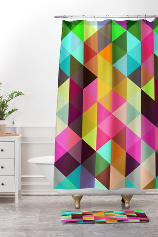 Three Of The Possessed Modele 8 Shower Curtain And Mat