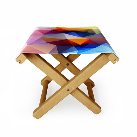 Three Of The Possessed Modern Bloom Folding Stool