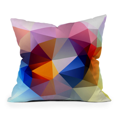 Three Of The Possessed Modern Bloom Throw Pillow