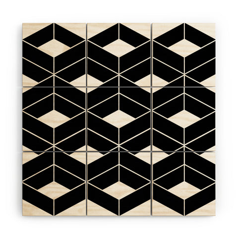 Three Of The Possessed Modern City Wood Wall Mural