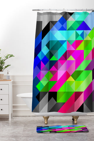 Three Of The Possessed New Order 1984 Shower Curtain And Mat