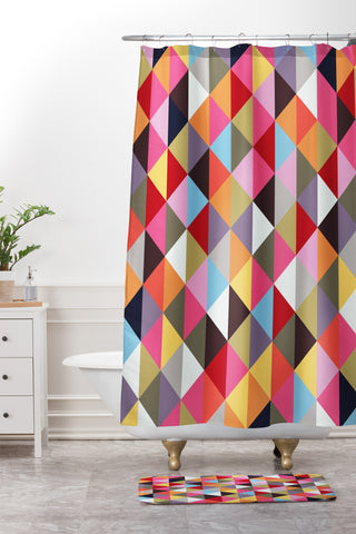 Three Of The Possessed October2013 Shower Curtain And Mat