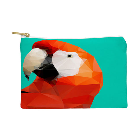 Three Of The Possessed Parrot Red Pouch