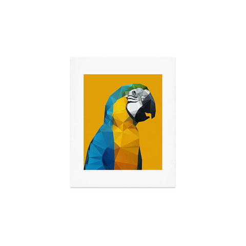 Three Of The Possessed Parrot Tropical Yellow Art Print