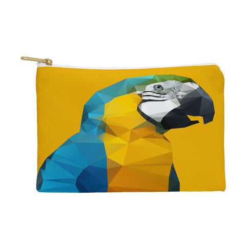 Three Of The Possessed Parrot Tropical Yellow Pouch