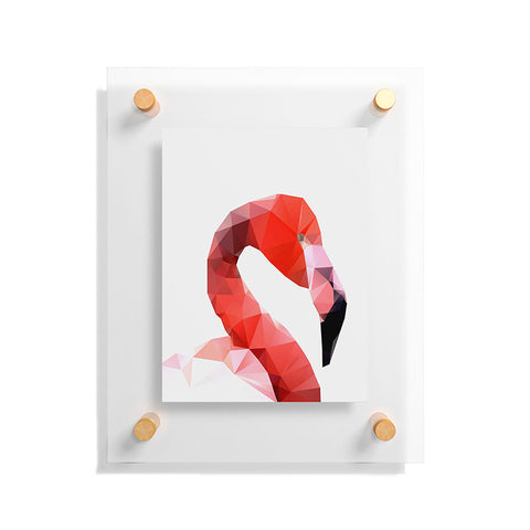 Three Of The Possessed Pink Flamingo Floating Acrylic Print