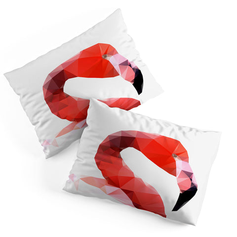 Three Of The Possessed Pink Flamingo Pillow Shams