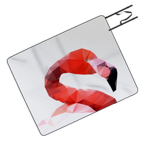 Three Of The Possessed Pink Flamingo Picnic Blanket