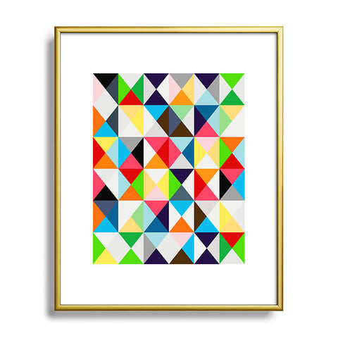 Three Of The Possessed Roofs Metal Framed Art Print