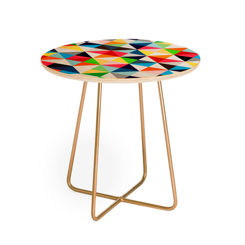 Three Of The Possessed Roofs Round Side Table