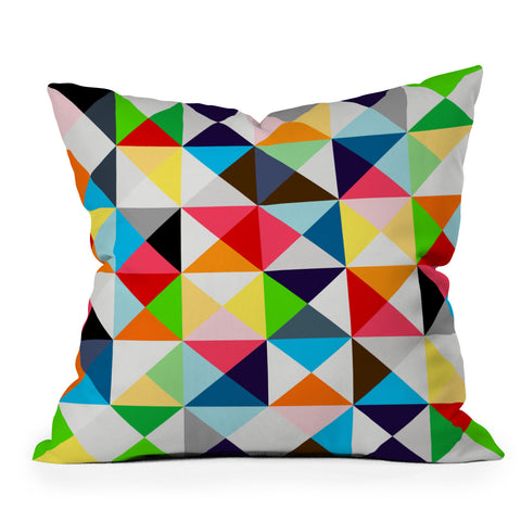 Three Of The Possessed Roofs Throw Pillow