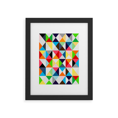 Three Of The Possessed Roofs Framed Art Print