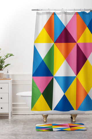 Three Of The Possessed Seaside Shower Curtain And Mat