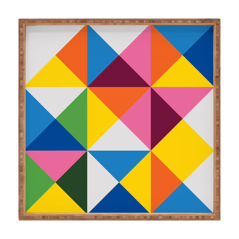 Three Of The Possessed Seaside Square Tray