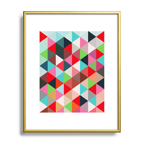 Three Of The Possessed Semaphore Metal Framed Art Print