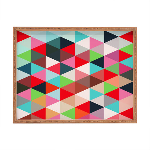 Three Of The Possessed Semaphore Rectangular Tray