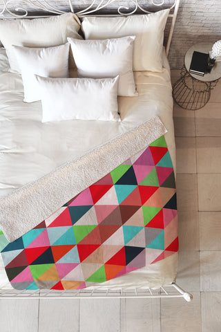 Three Of The Possessed Semaphore Fleece Throw Blanket