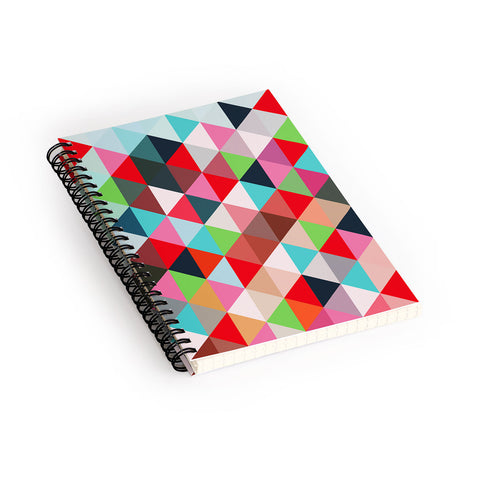 Three Of The Possessed Semaphore Spiral Notebook