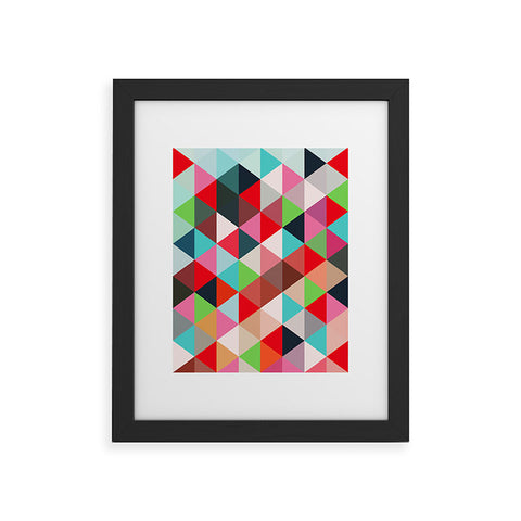 Three Of The Possessed Semaphore Framed Art Print