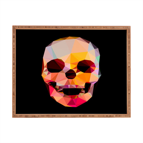 Three Of The Possessed Skull Sunrise Rectangular Tray