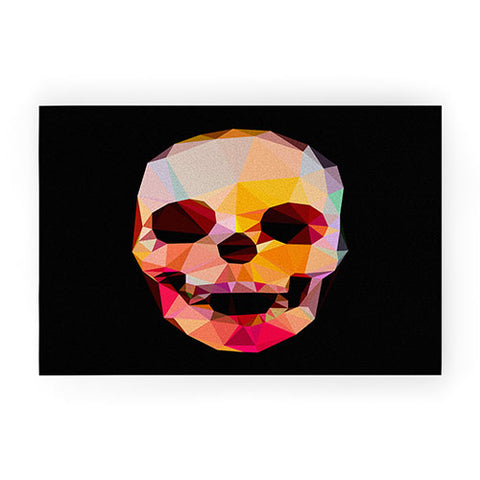 Three Of The Possessed Skull Sunrise Welcome Mat
