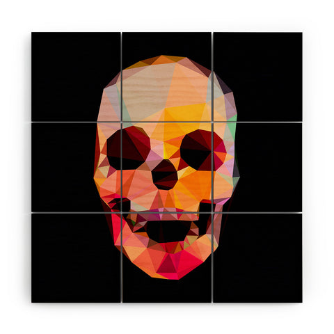 Three Of The Possessed Skull Sunrise Wood Wall Mural