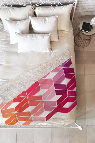 Three Of The Possessed Sunrise 530 Fleece Throw Blanket