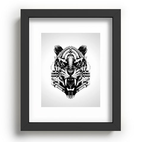 Three Of The Possessed Tiger 4040 Recessed Framing Rectangle