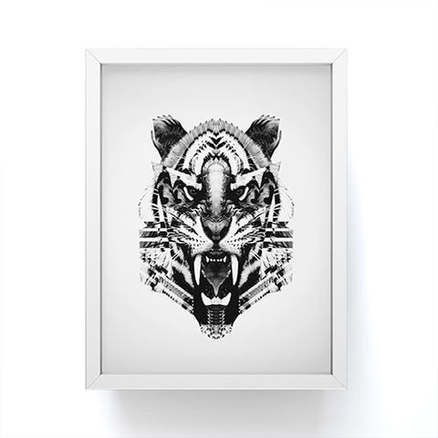 Three Of The Possessed Tiger 4040 Framed Mini Art Print