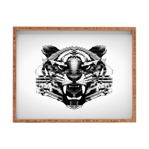 Three Of The Possessed Tiger 4040 Rectangular Tray