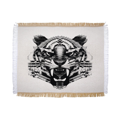 Three Of The Possessed Tiger 4040 Throw Blanket