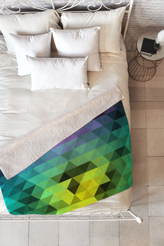 Three Of The Possessed Underwater Lion Fleece Throw Blanket