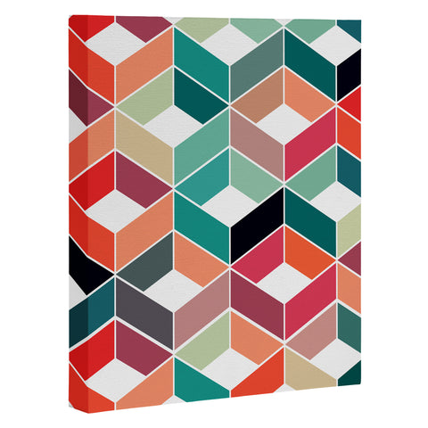 Three Of The Possessed Vintage Pattern Art Canvas