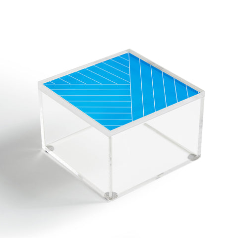 Three Of The Possessed Wave Blue Acrylic Box