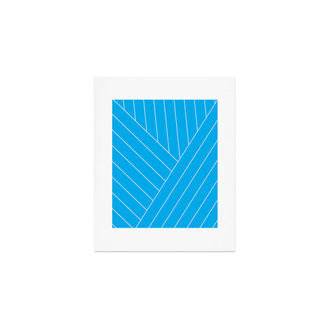 Three Of The Possessed Wave Blue Art Print